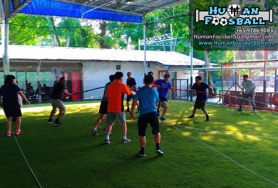 Human Foosball Fun Team Building Activity in Singapore