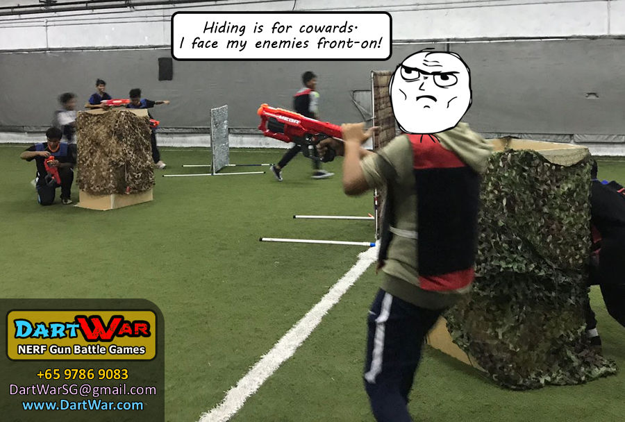Midnight Dart War NERF Singapore event never take cover