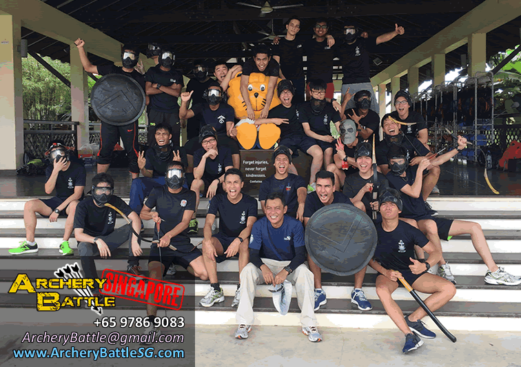 Archery Tag at Pulau Ubin Island, Singapore