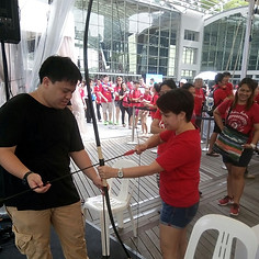 samurai archery at teambondingsg