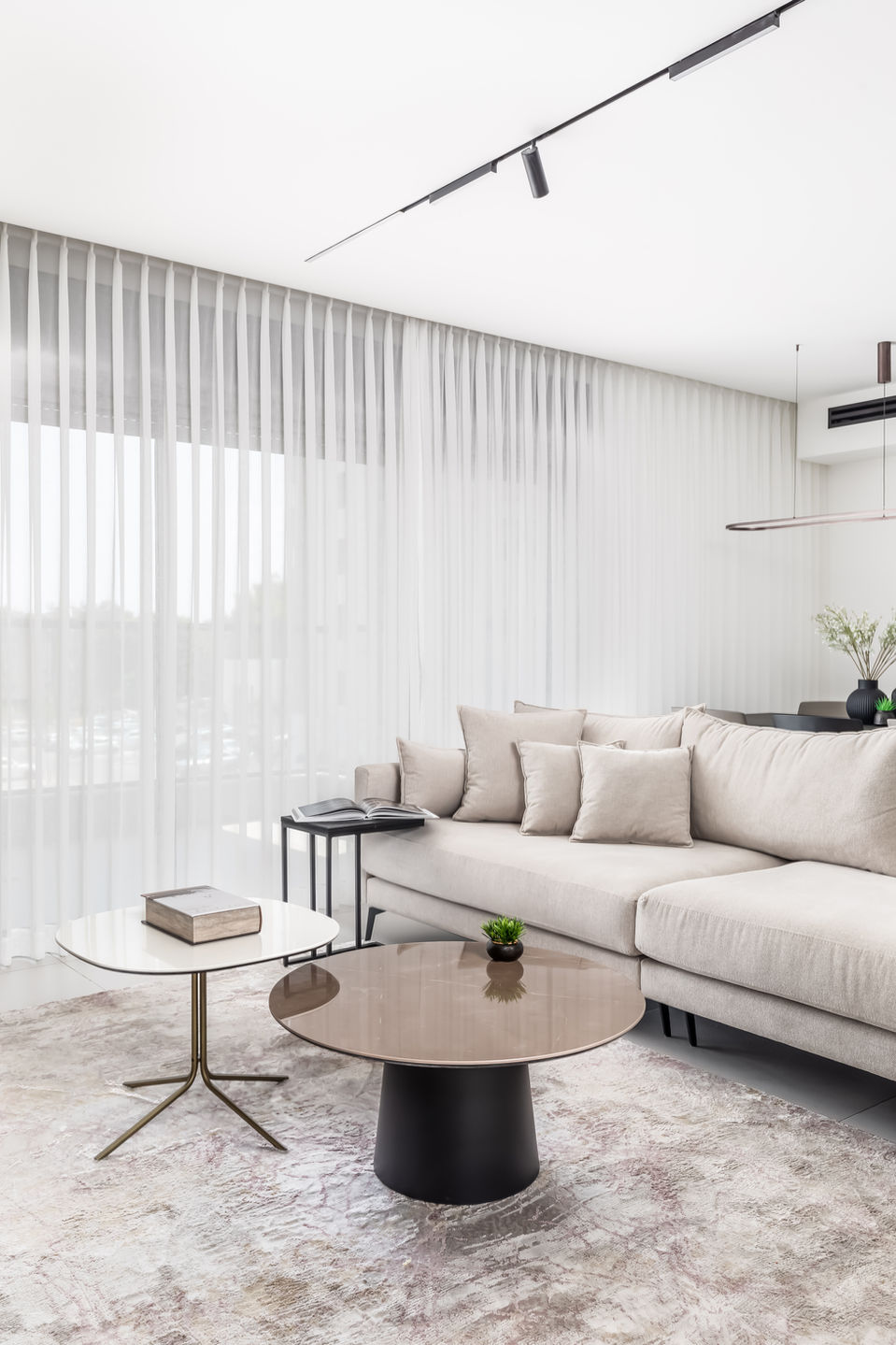 סלון בגוונים טבעיים