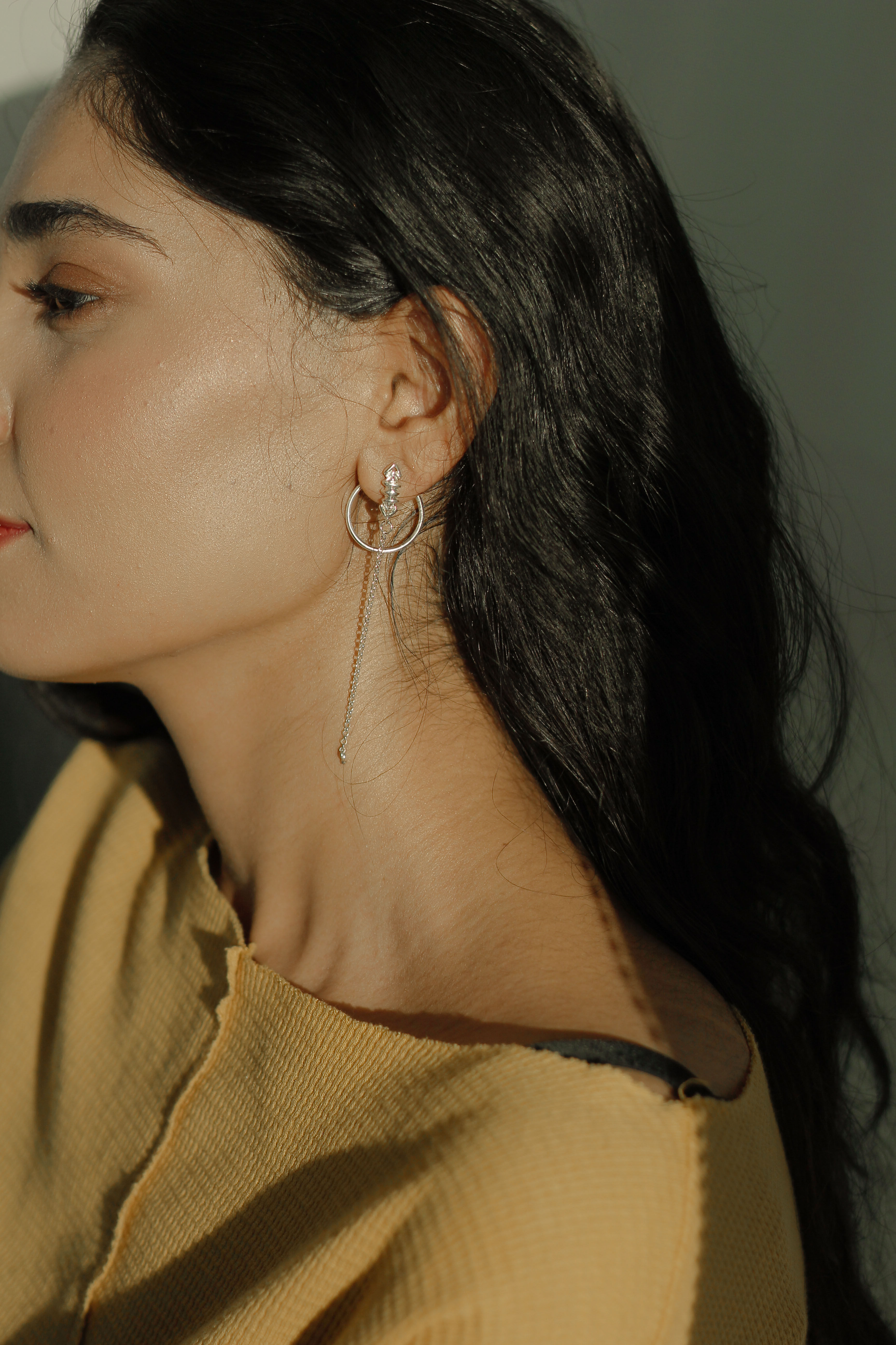 Spica Drops with circle backing