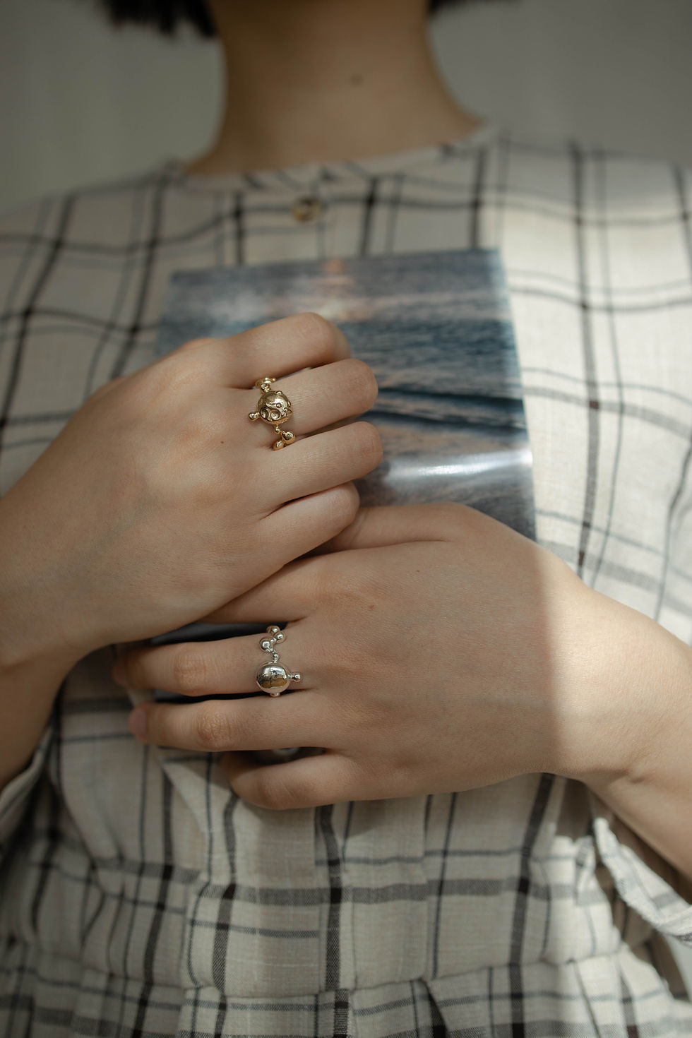 Thumbnail: Pebbles Ring (OOAK)