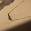 Thumbnail: 10K Yellow Gold Sapphire Necklace