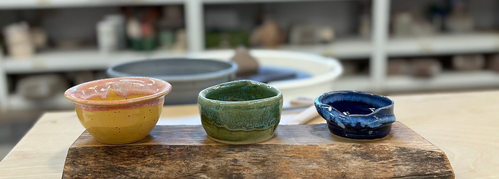 Learn how to center, open, and pull walls at Savor Ceramics in our one-night wheel throwing pottery class