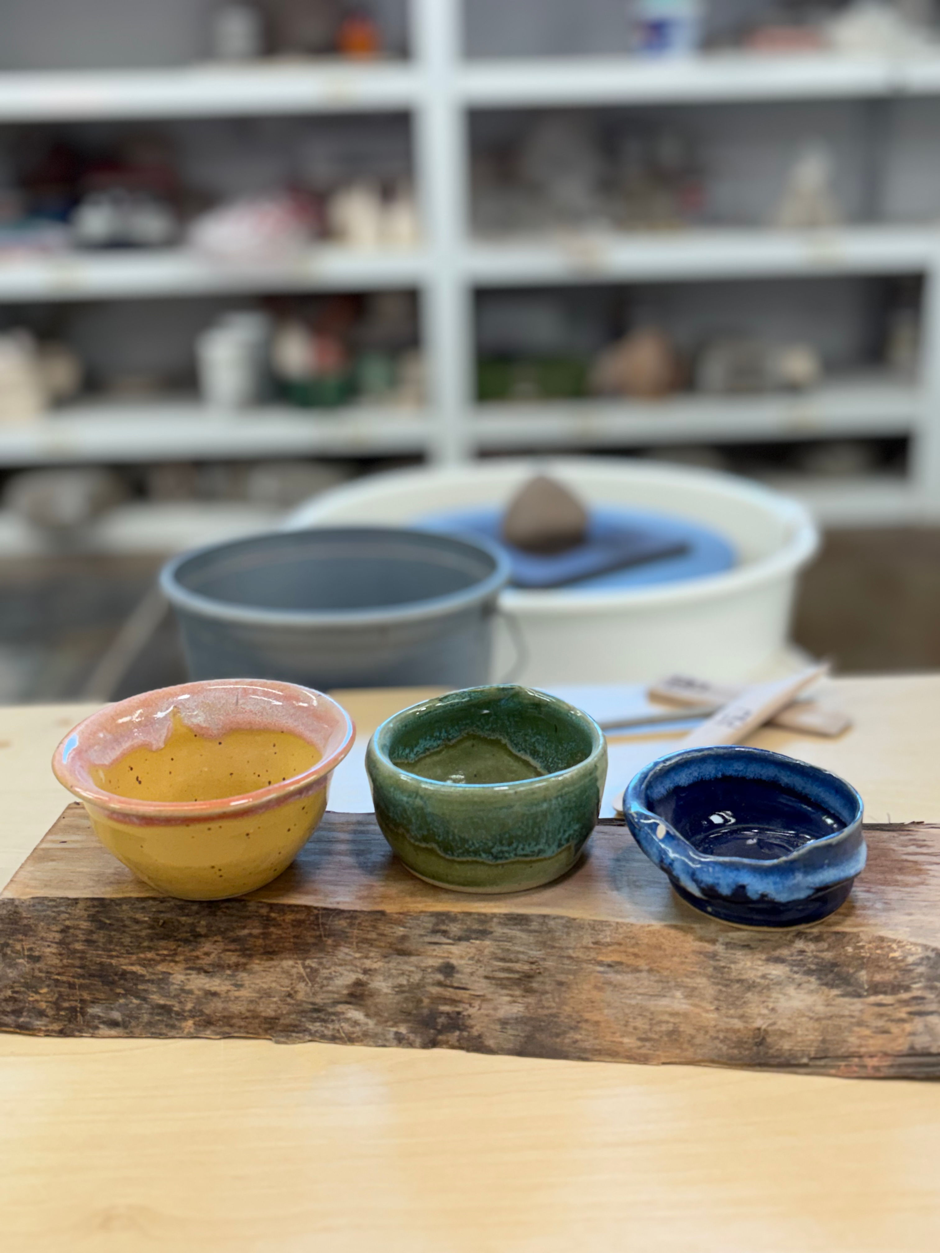 Savor Ceramics has eight wheels for Friday one-night wheel throwing pottery classes