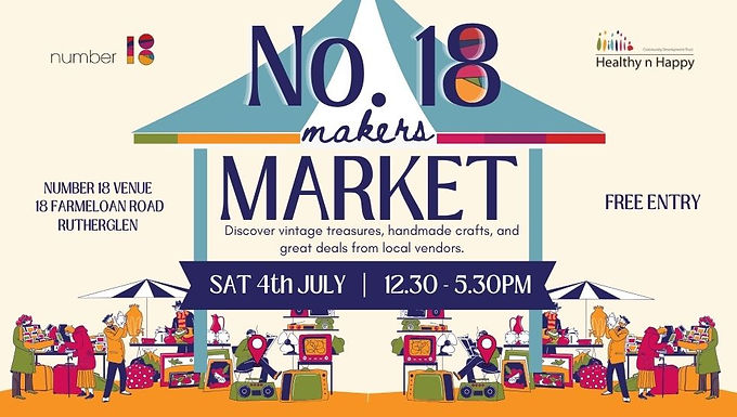 No.18 Makers Market – come along or register your interest to stay informed