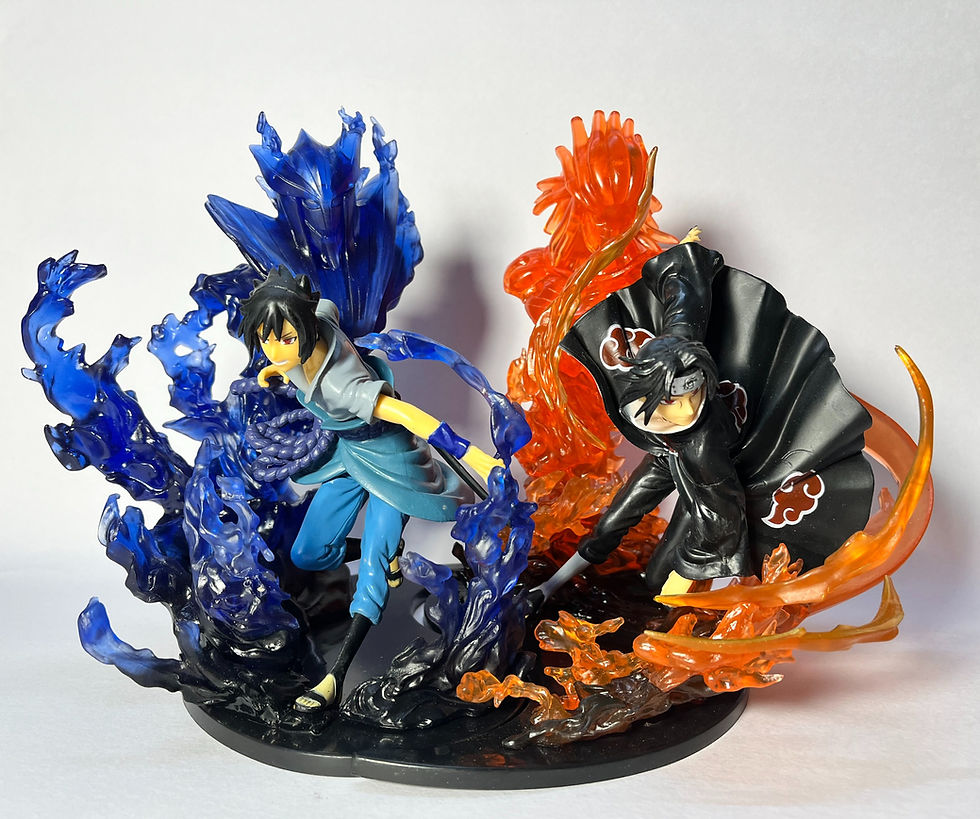 Sasuke and Itachi Susanoo Fight Mode