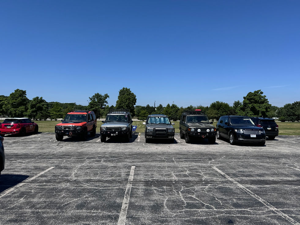 Land Rovers at British Car Show 2024