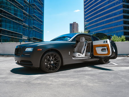 Luxury prom car rental in Atlanta featuring Rolls-Royce Cullinan, Lamborghini Urus, and Rolls-Royce Ghost from Luxury Exotic Rentals
