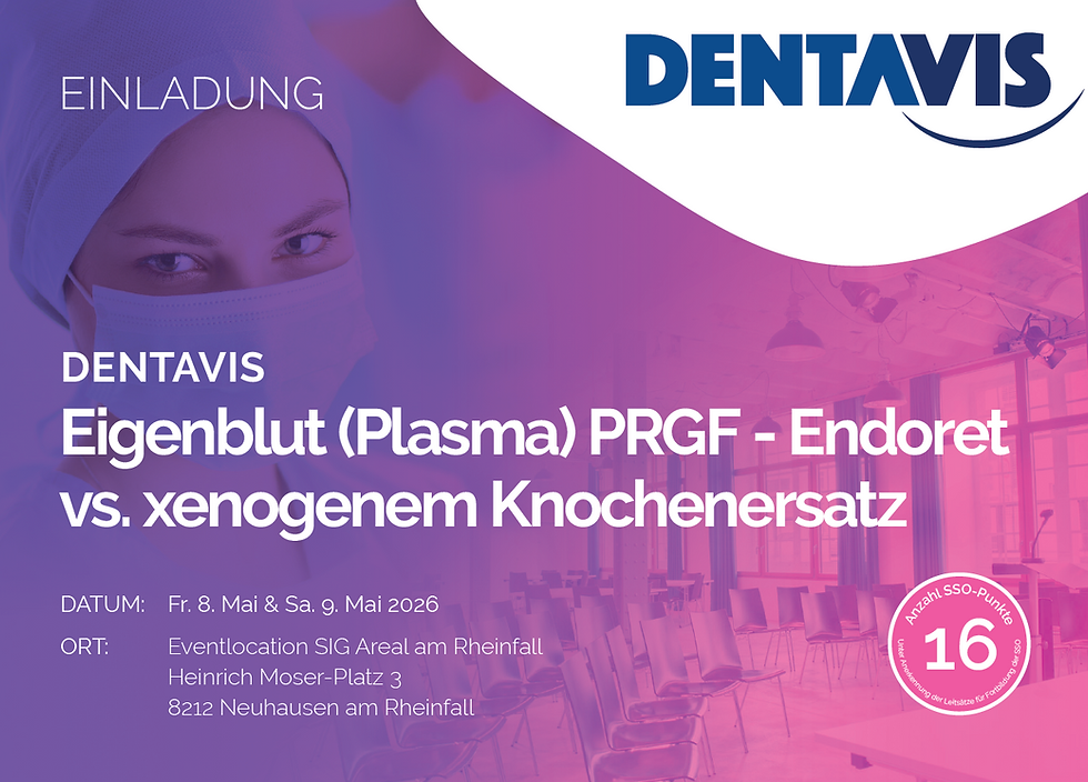 Eigenblut (Plasma) PRGF-Endoret® vs. xenogenem Knochenersatz