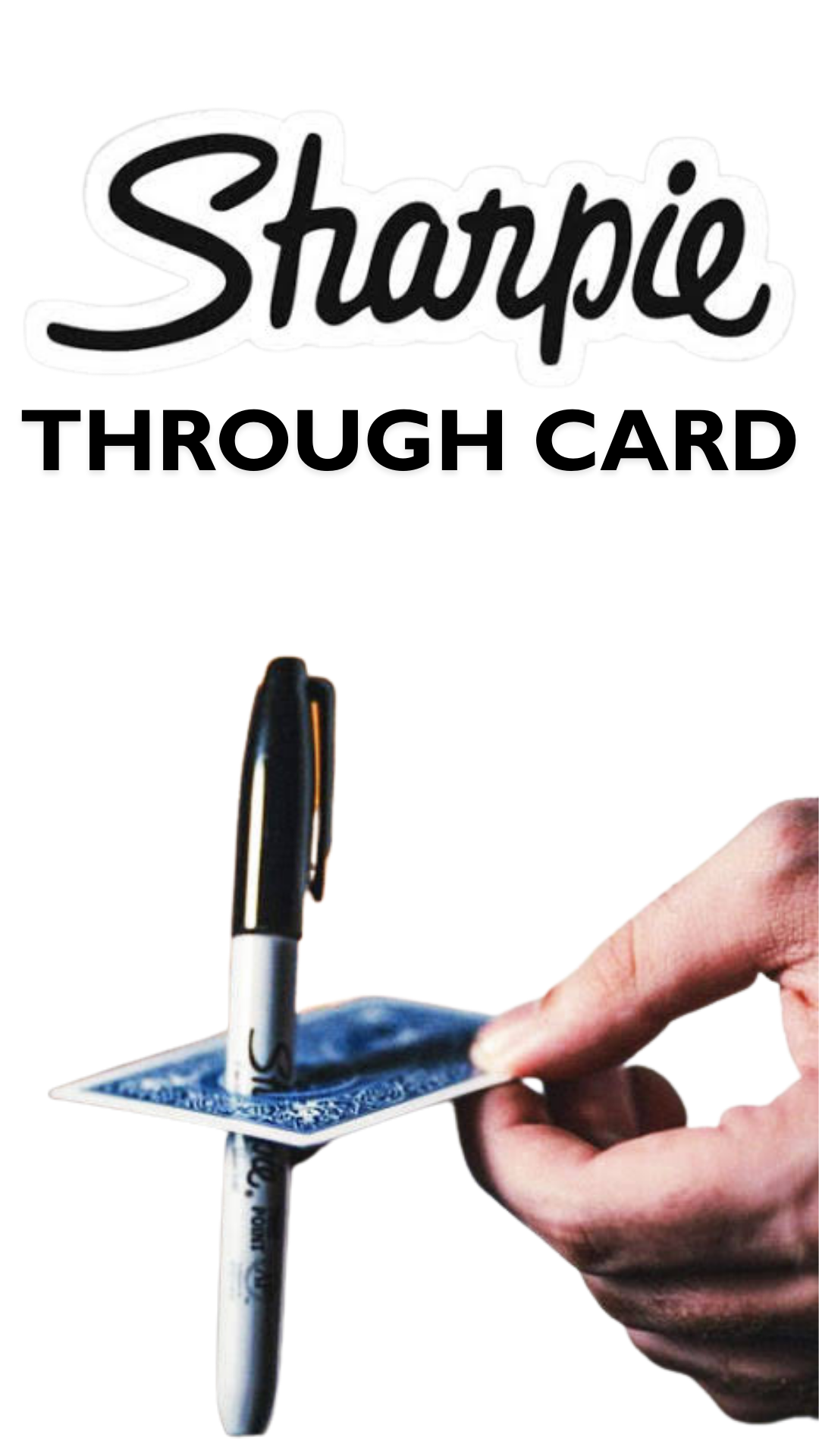 Sharpie a través de la Carta