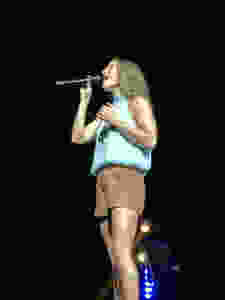 Caroline Jones (pictured) performing at Wells Fargo Arena (5/16/19)