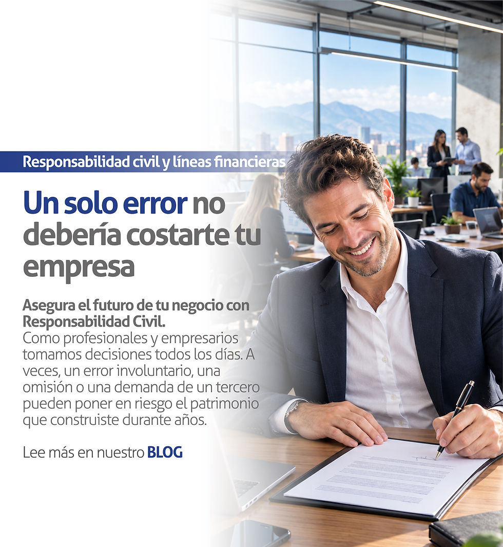 Más Allá de los Ladrillos: Por Qué Tu Empresa Necesita Seguros de Responsabilidad Civil y Líneas Financieras