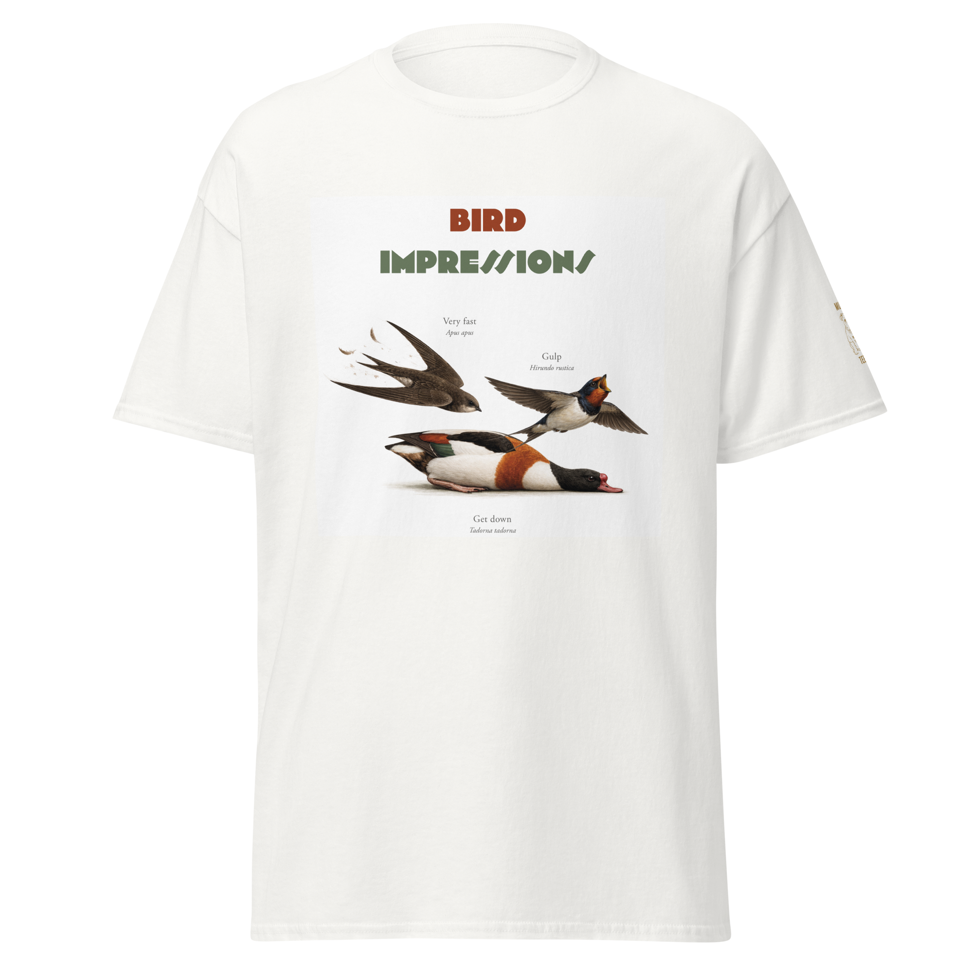 Mutts Tees Bird Impressions