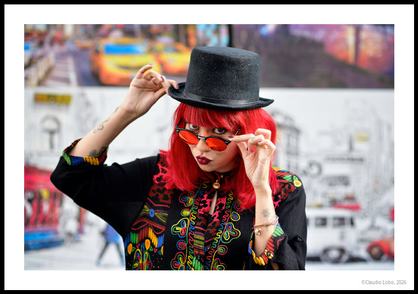 Hat and Confident Gaze