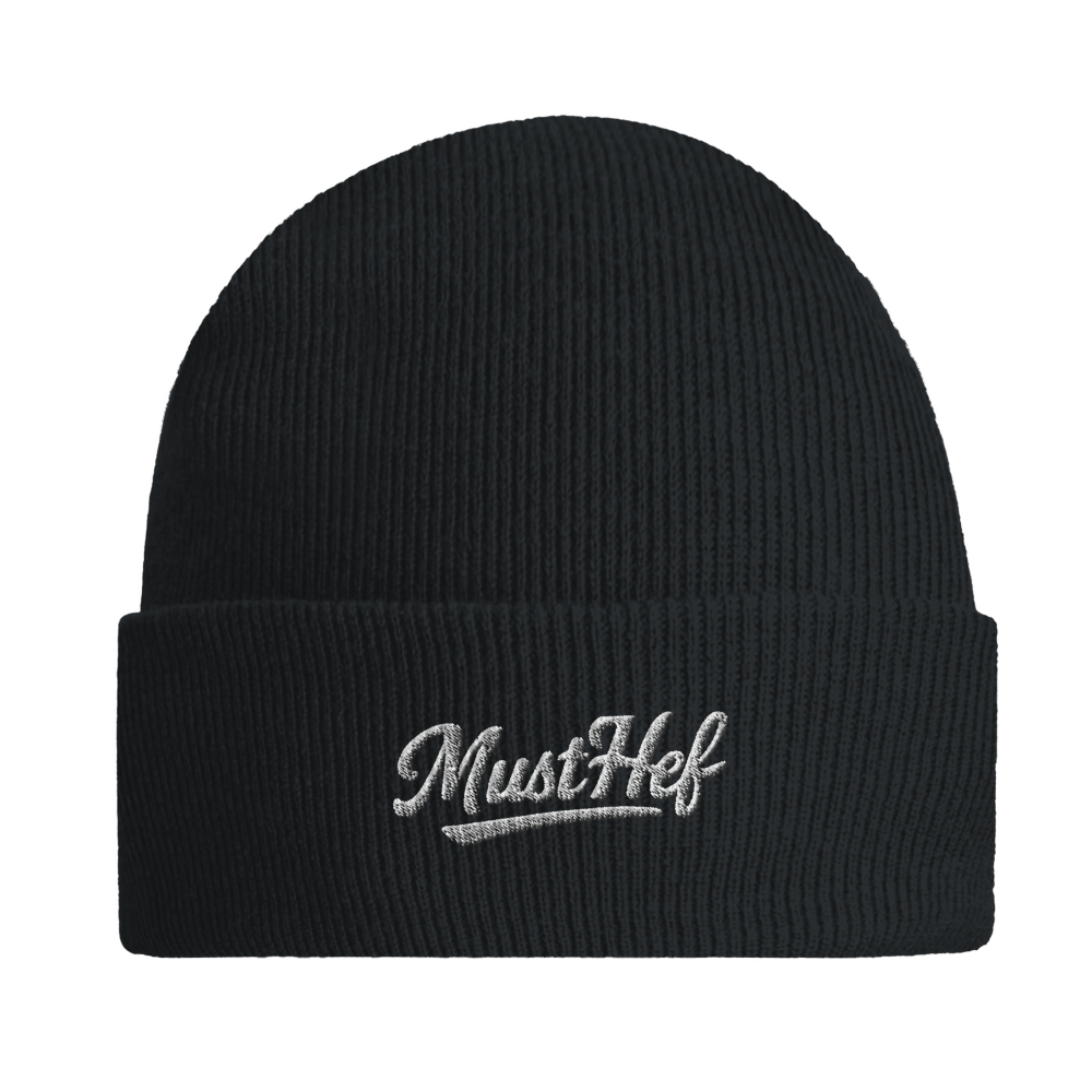 MustHef Cuffed Beanie – Black