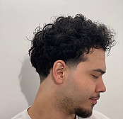 Mens scissor haircut with taper tracy ca