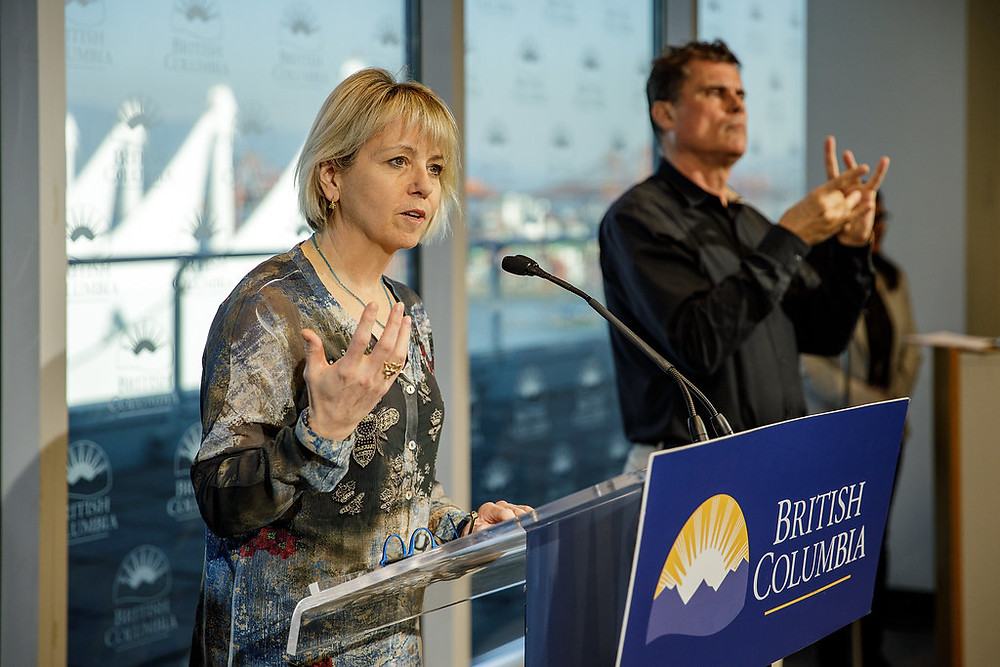 Dr. Bonnie Henry was at the COVID-19 response on March 21, 2020