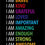 Thumbnail: Power 'I AM' with Black Background (A4)