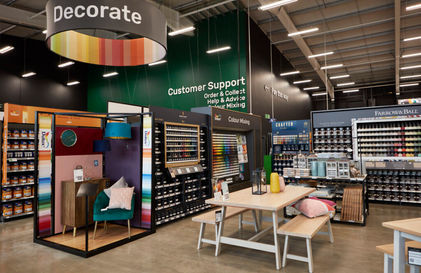 Homebase category wayfinding