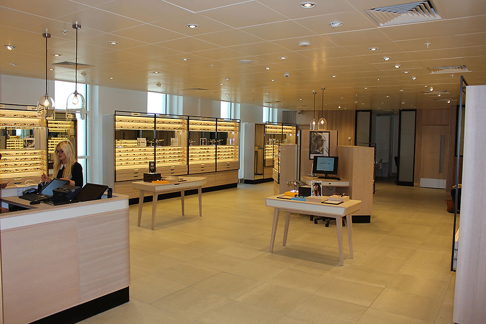 John Lewis Opticians retail interior