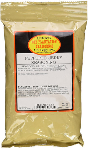 AC Legg's Old Plantation Peppered Jerky Seasoning Blend 133