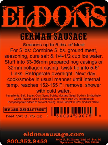 Thumbnail: Eldon's German Sausage Kit for 5 lbs