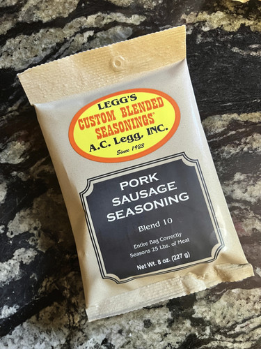 Legg's Pork Sausage Seasoning Blend 10 oz Bag Seasons