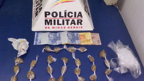 Homem tenta engolir 4 buchas de maconha e acaba preso