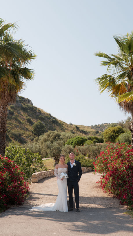 Clifftop Ceremony at a Destination Wedding, Finca ses Voltes, Mallorca