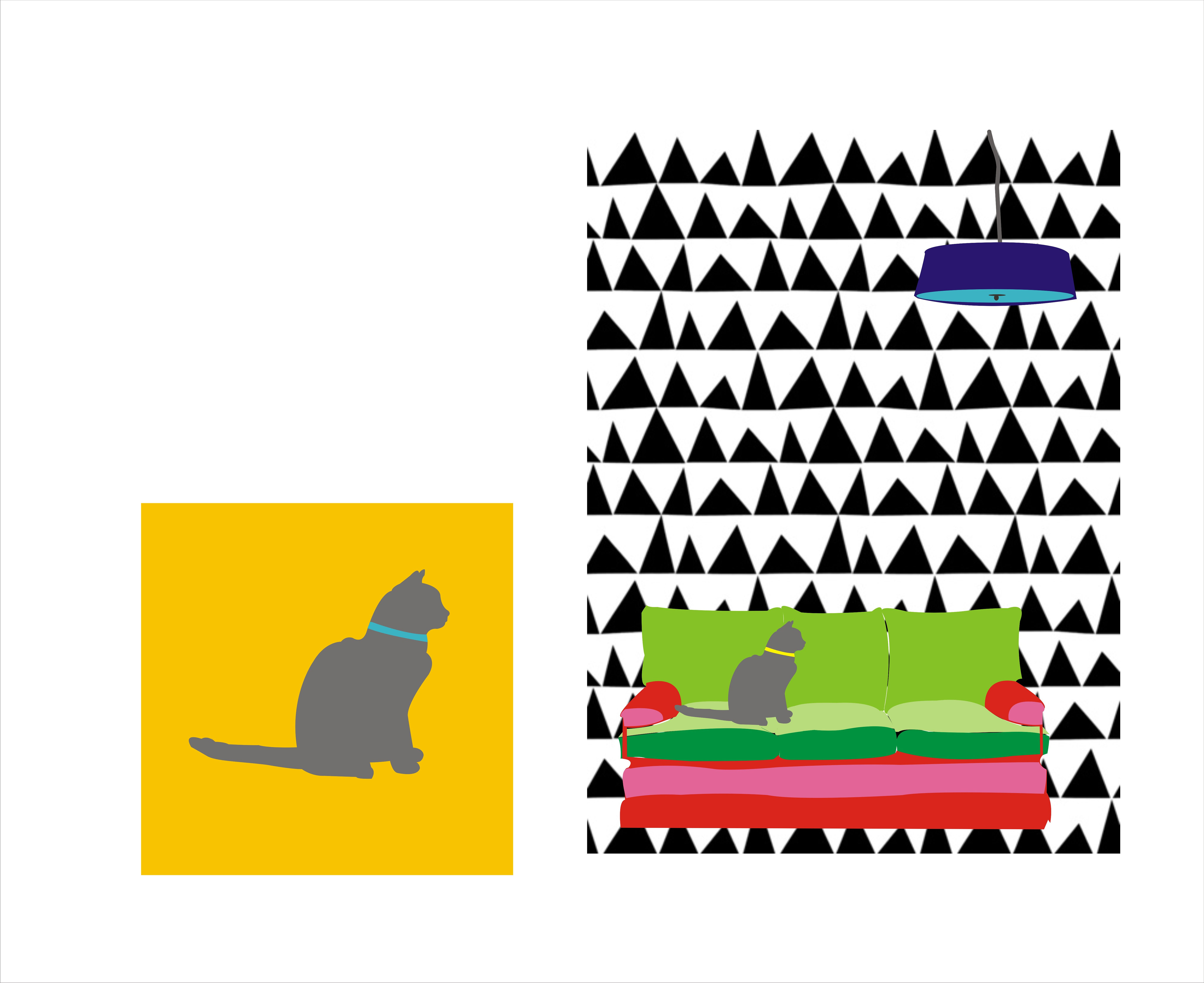 Gato y sillón