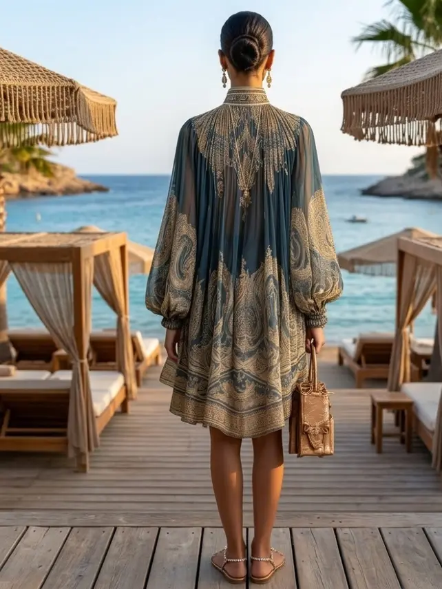 Miniatura: Mediterranean Paisley Print