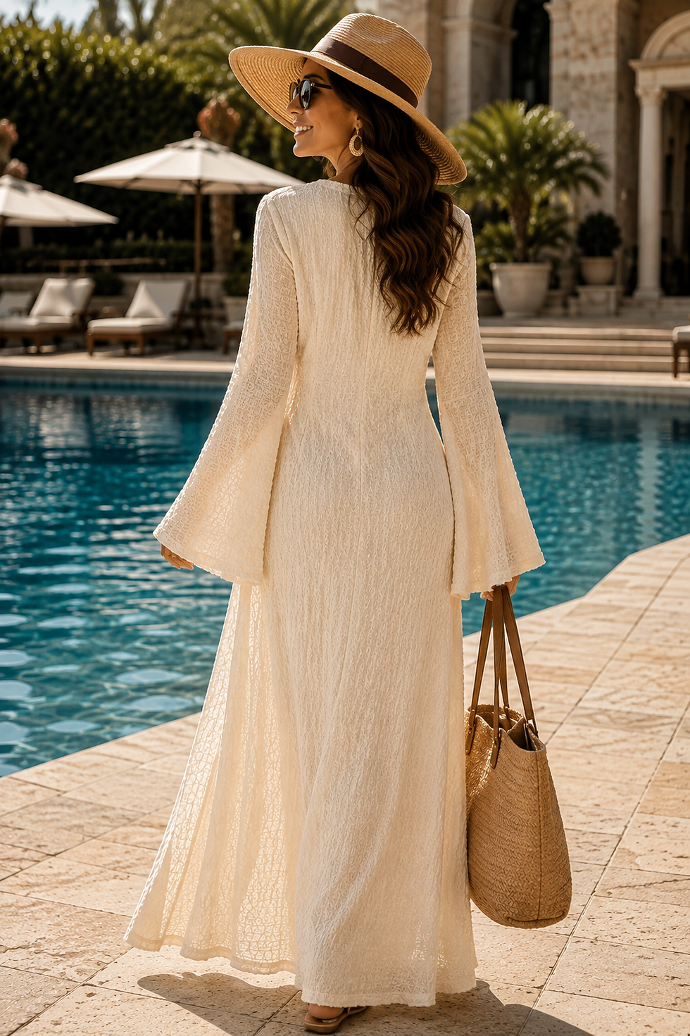 Miniatura: St. Barths Textured Cotton Maxi Cover-Up