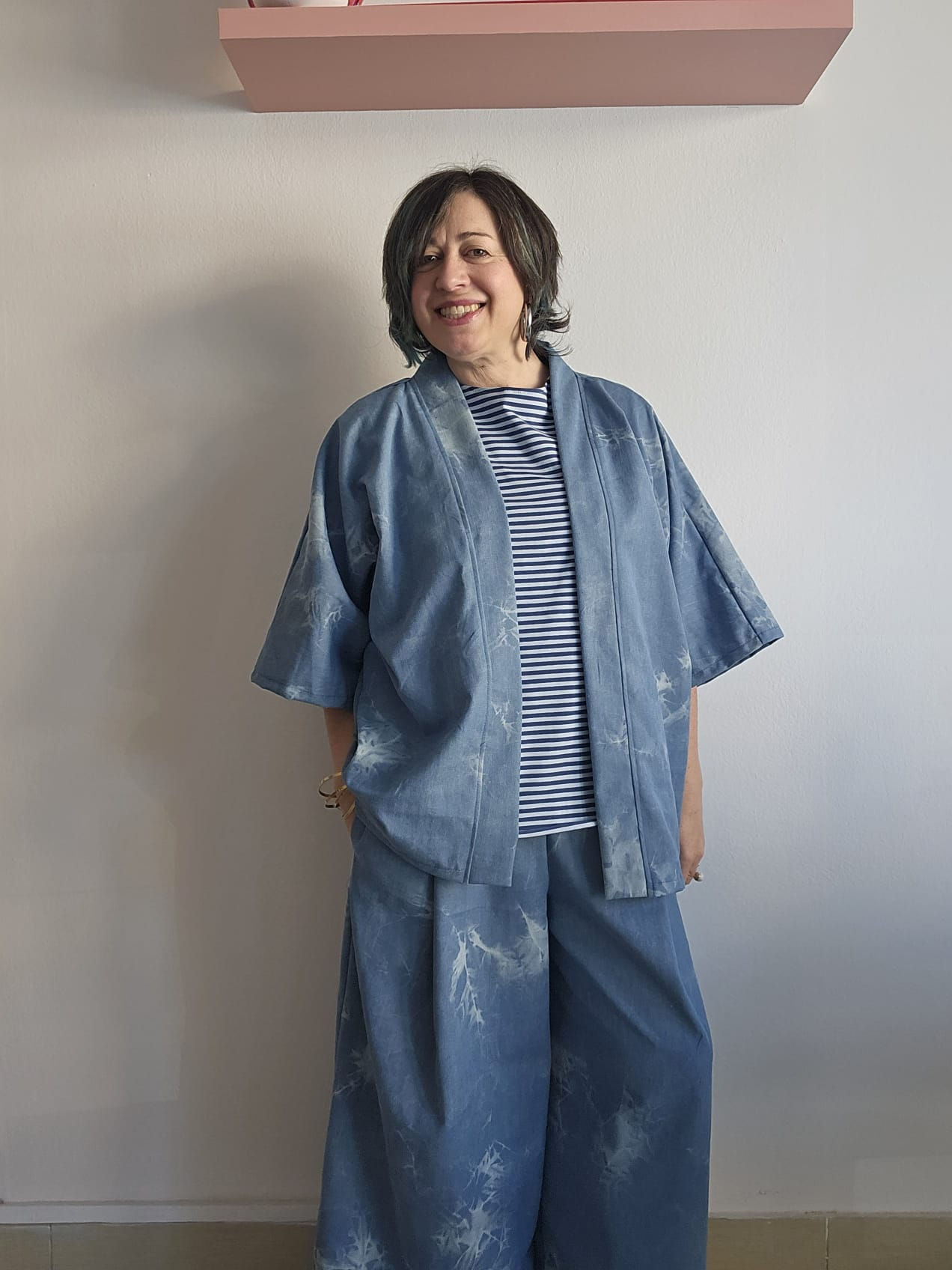 PANTALONE LAVANDA COTONE