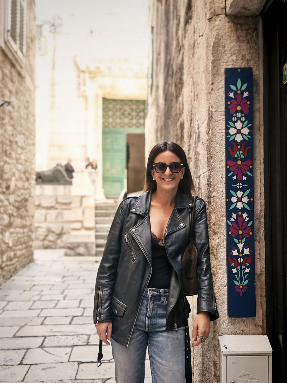 Miniatura: Espectacular Chaqueta de cuero Ovino oversize “Edimburgo”!!! 