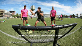 Rugby training session