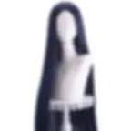 Thumbnail: 40 Inch Colored Anime Long Straight Center Split Bangs Women's Synthetic Wig
