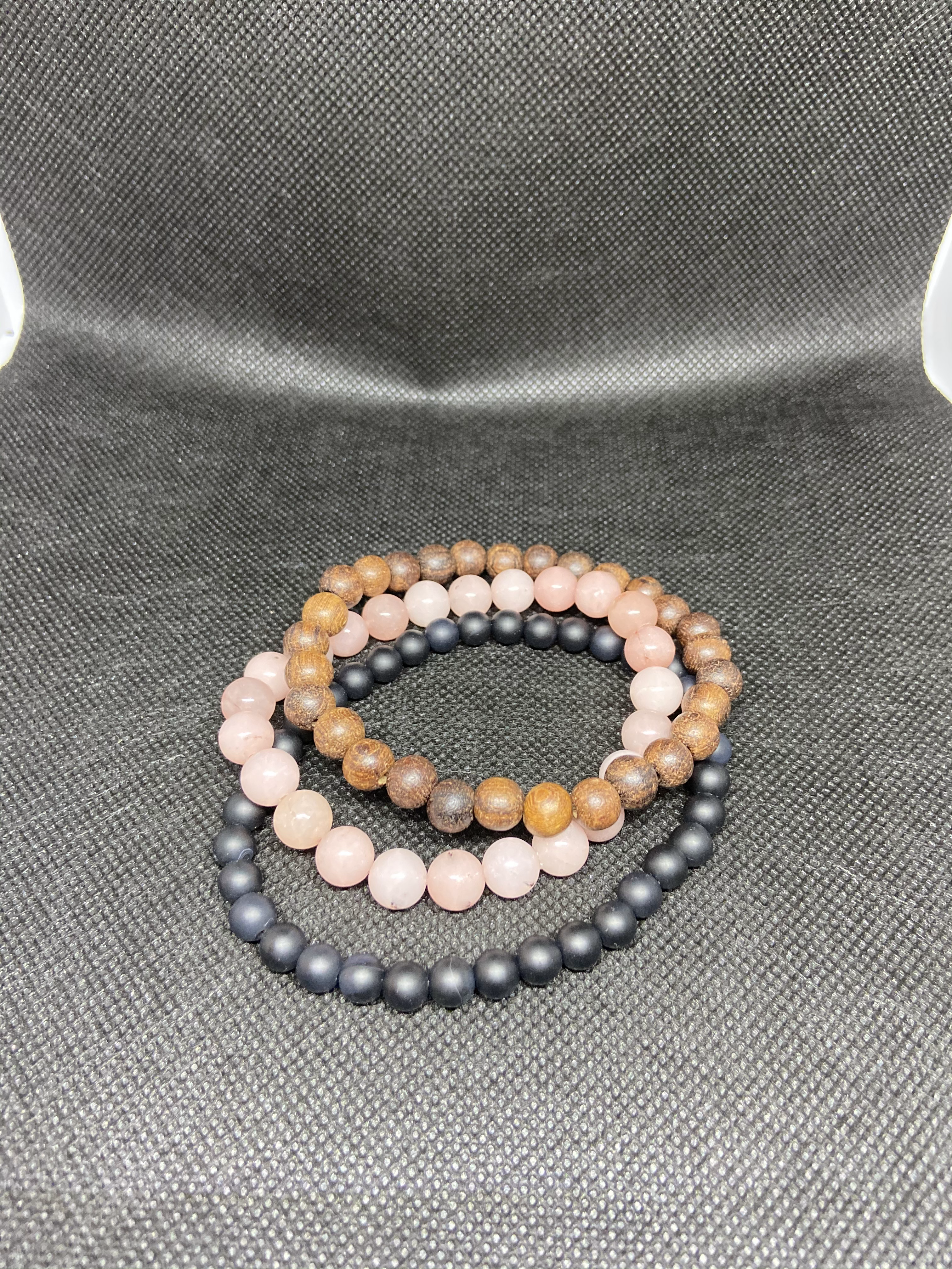 Natural Trio Bracelet Set