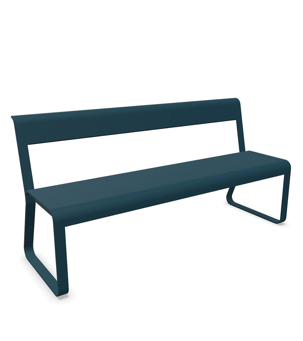 Miniatyrbilde: Fermob Bellevie Bench with Backrest