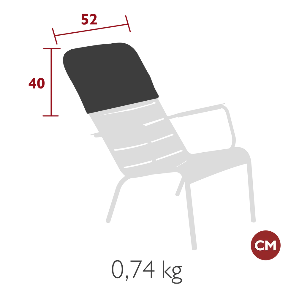 Miniatyrbilde: Fermob Luxembourg Headrest for Armchair