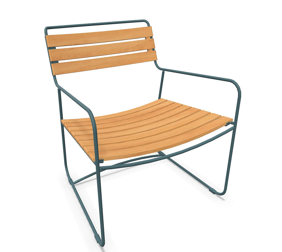 Miniatyrbilde: Fermob Surprising Teak Low Armchair