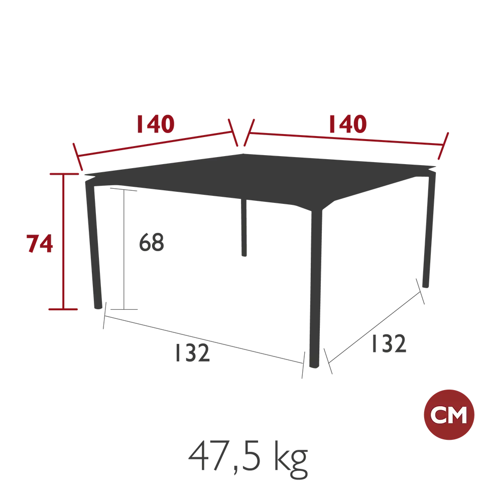 Miniatyrbilde: Fermob Calvi Table 140x140