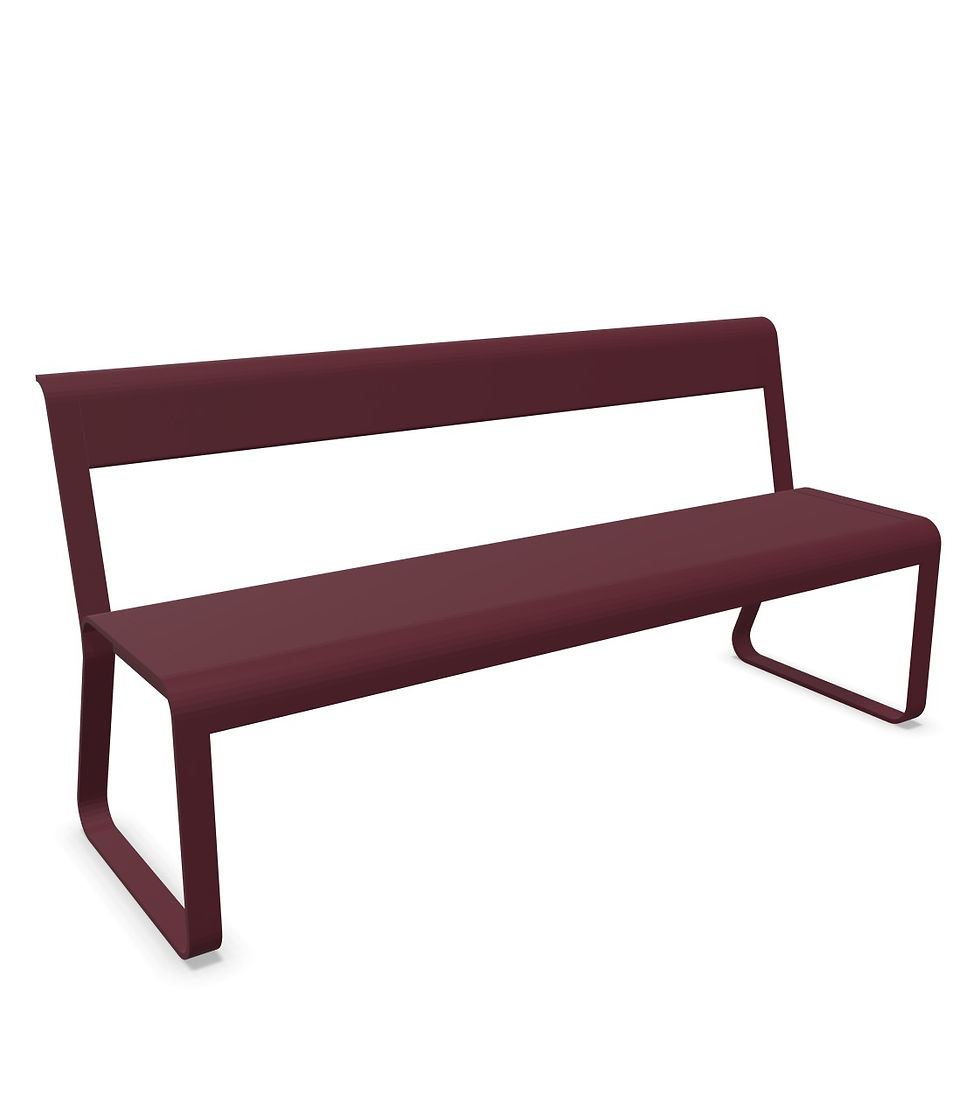 Miniatyrbilde: Fermob Bellevie Bench with Backrest