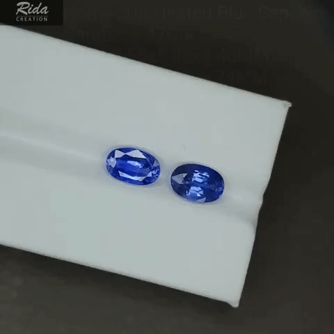 3.47cts Unheated Blue Sapphire