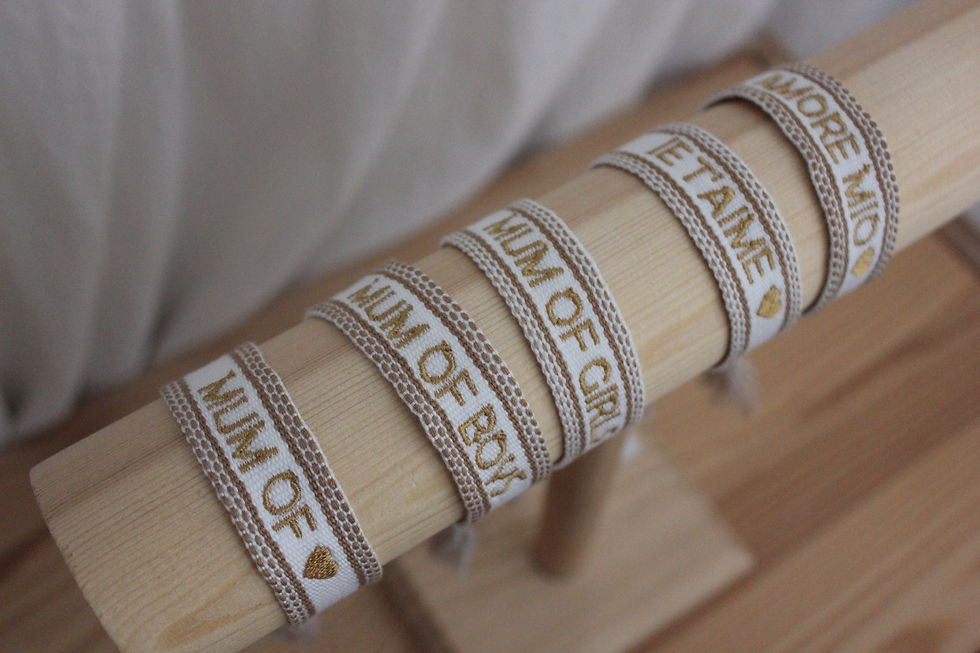 Miniature : Bracelets déjà brodés, non personnalisables