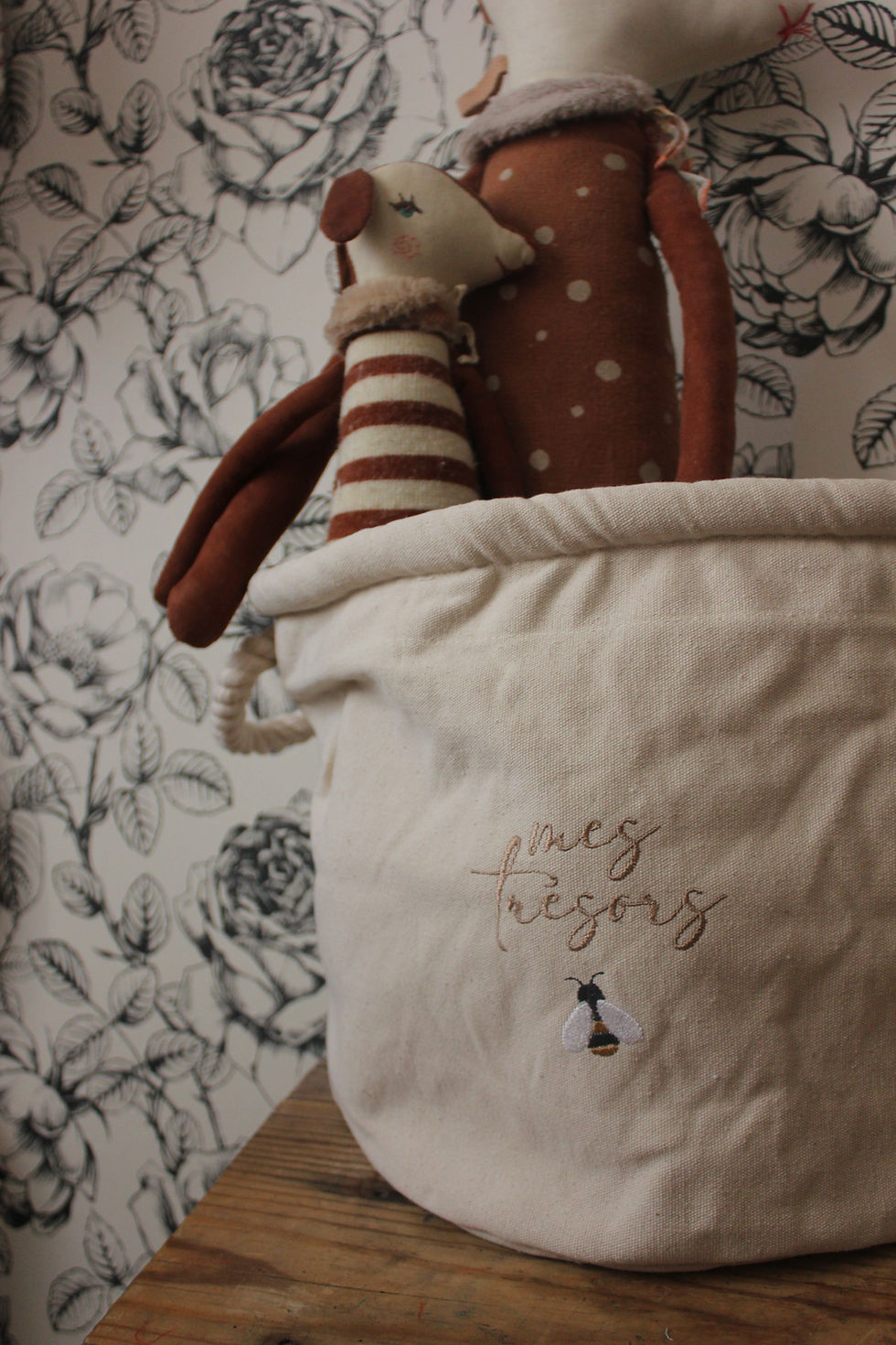Miniature : Panier de rangement en coton bio