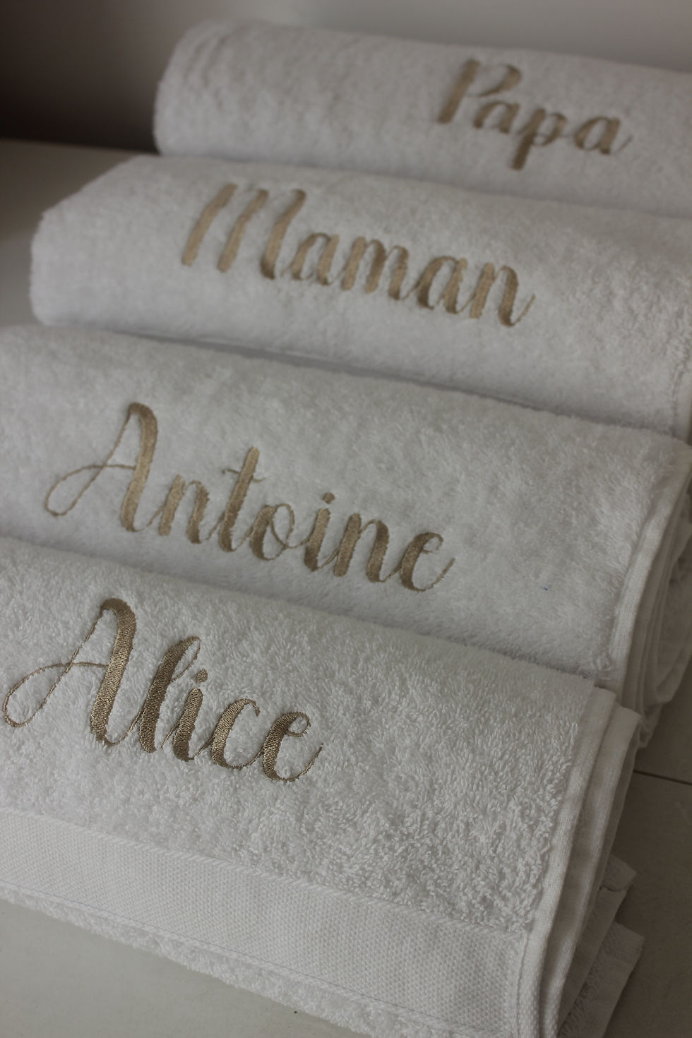 Miniature : Serviette de bain brodée