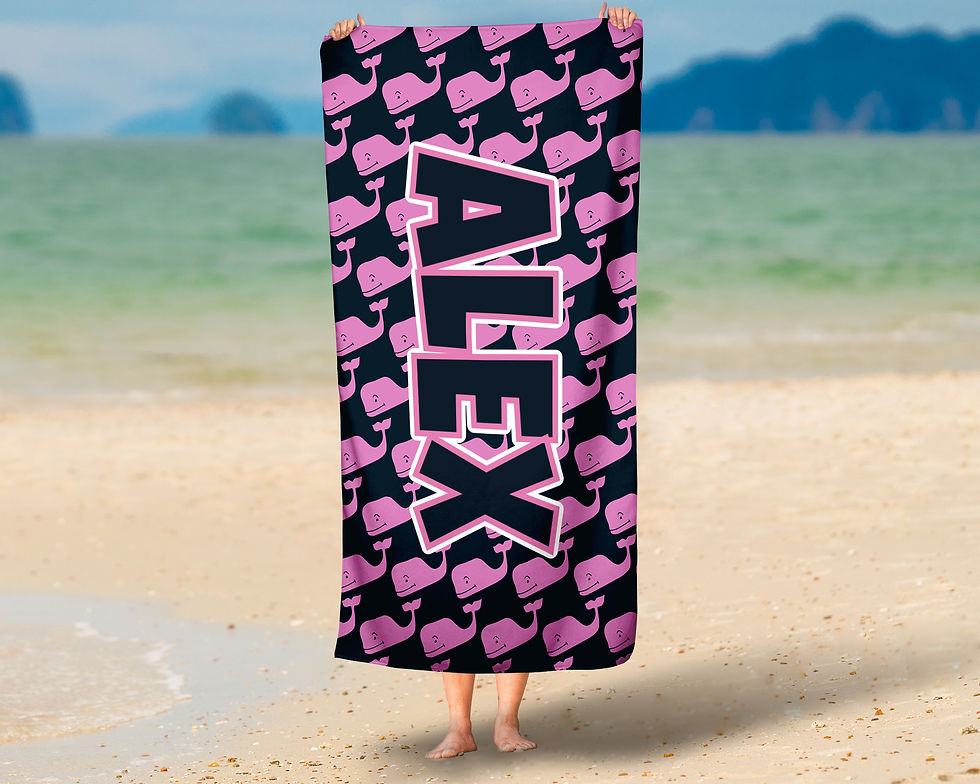 Thumbnail: WS Whales Towel