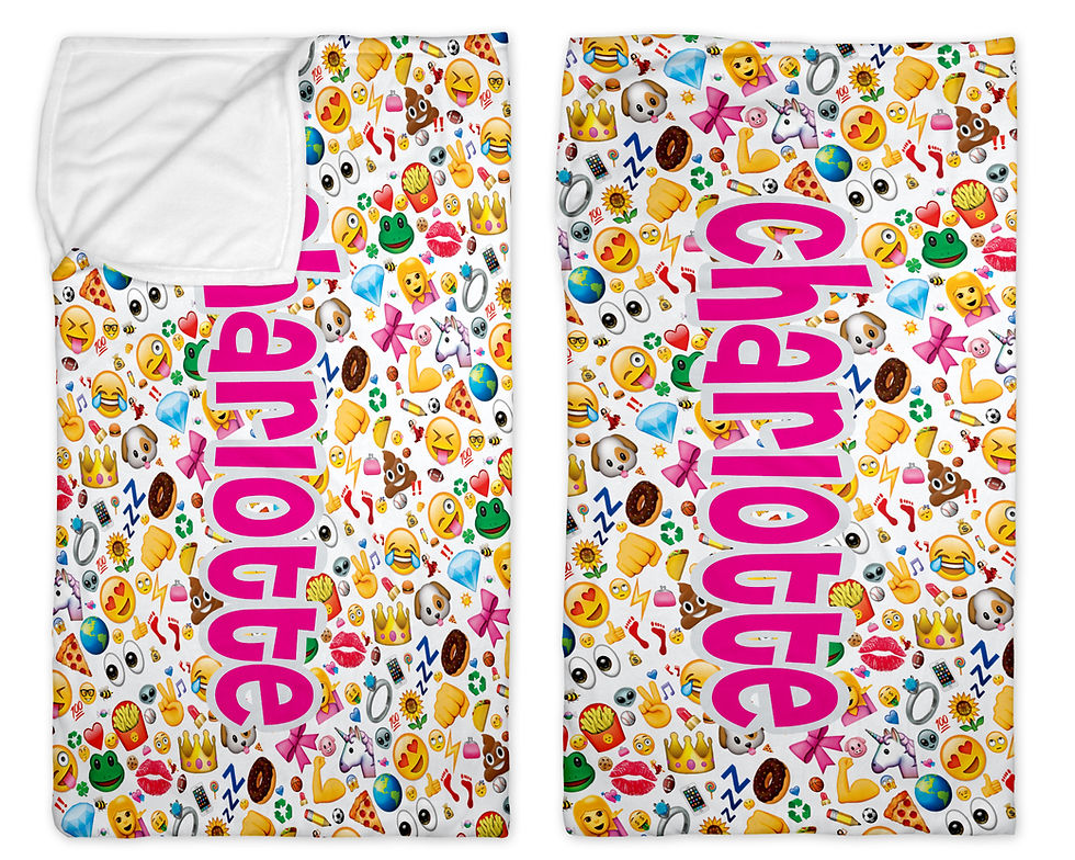 Emojis Collage 40" x 60" Sleep Sack